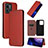 Leather Case Stands Flip Cover Holder L04Z for Motorola Moto Edge (2023) 5G