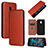 Leather Case Stands Flip Cover Holder L04Z for Nokia C01 Plus