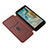 Leather Case Stands Flip Cover Holder L04Z for Nokia C02