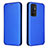 Leather Case Stands Flip Cover Holder L04Z for OnePlus 9RT 5G Blue