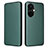 Leather Case Stands Flip Cover Holder L04Z for OnePlus Nord CE 3 5G Green