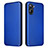 Leather Case Stands Flip Cover Holder L04Z for Realme 10 Pro 5G Blue