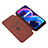 Leather Case Stands Flip Cover Holder L04Z for Realme 8 4G