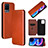 Leather Case Stands Flip Cover Holder L04Z for Realme 8 Pro