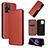 Leather Case Stands Flip Cover Holder L04Z for Realme 9 5G