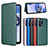 Leather Case Stands Flip Cover Holder L04Z for Realme C35