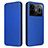 Leather Case Stands Flip Cover Holder L04Z for Realme GT Neo6 5G Blue