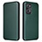 Leather Case Stands Flip Cover Holder L04Z for Realme GT2 5G Green