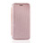 Leather Case Stands Flip Cover Holder L04Z for Realme Q2i 5G Rose Gold