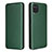 Leather Case Stands Flip Cover Holder L04Z for Samsung Galaxy A12 Nacho Green