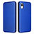 Leather Case Stands Flip Cover Holder L04Z for Samsung Galaxy A23s Blue