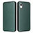 Leather Case Stands Flip Cover Holder L04Z for Samsung Galaxy A23s Green