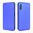 Leather Case Stands Flip Cover Holder L04Z for Samsung Galaxy A7 (2018) A750 Blue