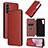 Leather Case Stands Flip Cover Holder L04Z for Samsung Galaxy Jump3 5G