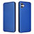 Leather Case Stands Flip Cover Holder L04Z for Samsung Galaxy M04 Blue