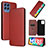 Leather Case Stands Flip Cover Holder L04Z for Samsung Galaxy M33 5G