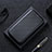 Leather Case Stands Flip Cover Holder L04Z for Samsung Galaxy Quantum2 5G Black