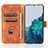 Leather Case Stands Flip Cover Holder L04Z for Samsung Galaxy S22 Plus 5G