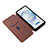 Leather Case Stands Flip Cover Holder L04Z for Sharp Aquos Sense8