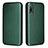 Leather Case Stands Flip Cover Holder L04Z for Sony Xperia Ace II Green