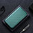 Leather Case Stands Flip Cover Holder L04Z for Vivo iQOO U3 5G Green