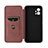 Leather Case Stands Flip Cover Holder L04Z for Vivo T1 5G India