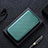 Leather Case Stands Flip Cover Holder L04Z for Vivo Y20 Green