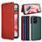 Leather Case Stands Flip Cover Holder L04Z for Xiaomi Redmi Note 12 4G