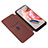 Leather Case Stands Flip Cover Holder L04Z for Xiaomi Redmi Note 12 4G