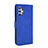 Leather Case Stands Flip Cover Holder L05Z for Samsung Galaxy A32 4G Blue