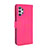 Leather Case Stands Flip Cover Holder L05Z for Samsung Galaxy A32 4G Hot Pink