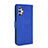 Leather Case Stands Flip Cover Holder L05Z for Samsung Galaxy A32 5G Blue