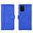 Leather Case Stands Flip Cover Holder L05Z for Samsung Galaxy A91 Blue