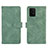 Leather Case Stands Flip Cover Holder L05Z for Samsung Galaxy A91 Green