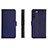 Leather Case Stands Flip Cover Holder L06 for Samsung Galaxy S21 FE 5G Blue