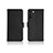 Leather Case Stands Flip Cover Holder L06 for Samsung Galaxy S24 5G Black