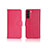 Leather Case Stands Flip Cover Holder L06 for Samsung Galaxy S24 5G Hot Pink