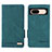 Leather Case Stands Flip Cover Holder L06Z for Google Pixel 8a 5G Green