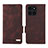 Leather Case Stands Flip Cover Holder L06Z for Huawei Honor X6a Brown