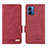 Leather Case Stands Flip Cover Holder L06Z for Motorola Moto G14 Red