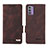 Leather Case Stands Flip Cover Holder L06Z for Nokia G42 5G Brown