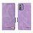 Leather Case Stands Flip Cover Holder L06Z for Nokia G42 5G Purple