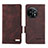 Leather Case Stands Flip Cover Holder L06Z for OnePlus 11 5G Brown