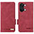 Leather Case Stands Flip Cover Holder L06Z for OnePlus Ace 2V 5G Red