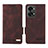 Leather Case Stands Flip Cover Holder L06Z for OnePlus Nord 2T 5G Brown