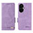 Leather Case Stands Flip Cover Holder L06Z for OnePlus Nord CE 3 5G Purple