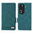 Leather Case Stands Flip Cover Holder L06Z for Oppo Reno11 Pro 5G Green