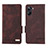 Leather Case Stands Flip Cover Holder L06Z for Realme 10 Pro 5G Brown