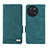 Leather Case Stands Flip Cover Holder L06Z for Realme 11 4G Green