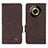 Leather Case Stands Flip Cover Holder L06Z for Realme 11 Pro 5G Brown